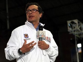 Alcalde de Bogotá, Gustavo Petro. Foto: Bogotá Humana.
