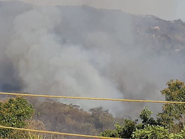 Mas de 90 hectáreas quemadas en zona rural de Yumbo