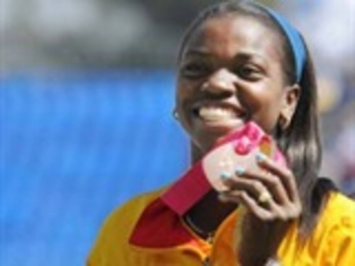 Caterine Ibargüen, medalla de plata en Londres 2012 por salto triple ya se encuentra en Colombia.