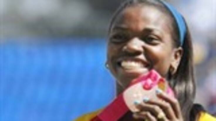Caterine Ibargüen, medalla de plata en Londres 2012 por salto triple ya se encuentra en Colombia.