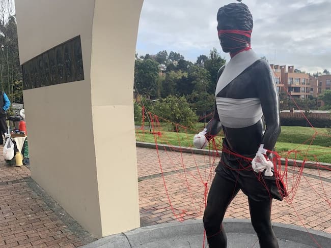 Preocupación en Suba por actos vandálicos contra monumentos 