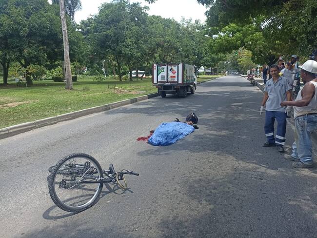 Un accidente cobró la vida de un ciclista en el Día Sin Carro y Sin Moto en Montería
