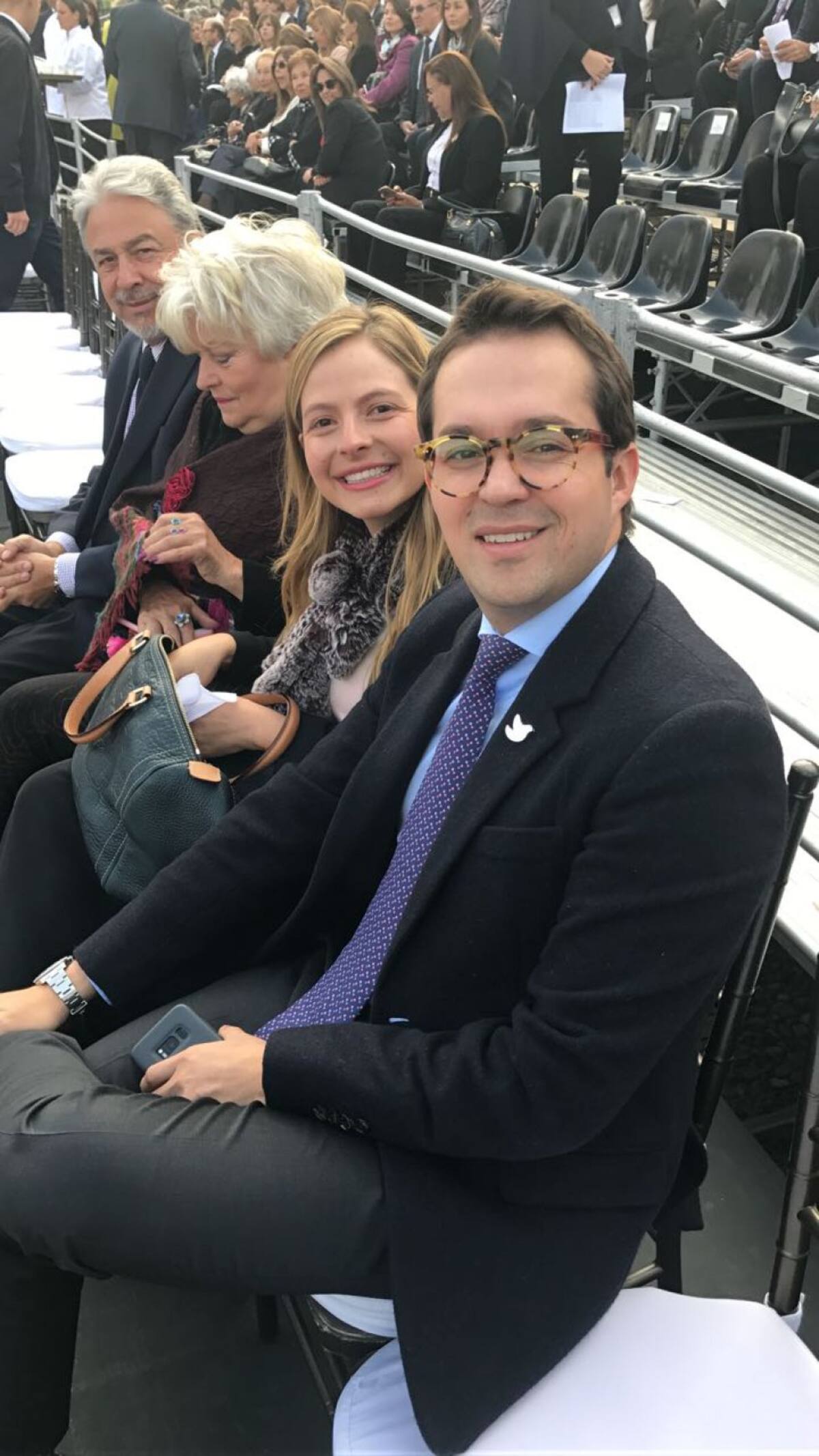 Manuela Arizmendi y su esposo