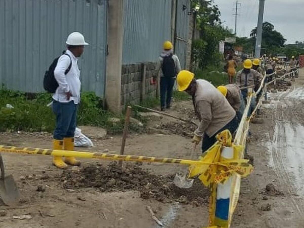 Acuacar inició obras para instalar nuevas redes de acueducto en Campo Bello