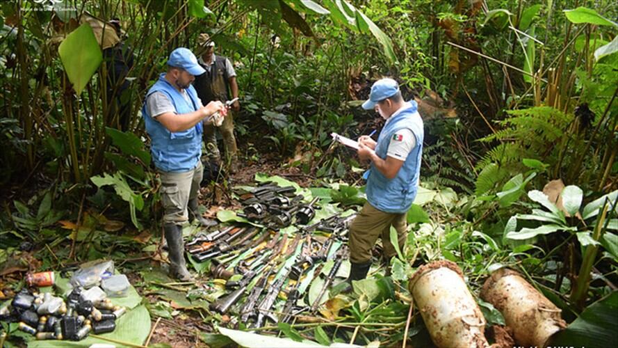 Ya se han extraído 938 caletas de las Farc. Foto: Colprensa