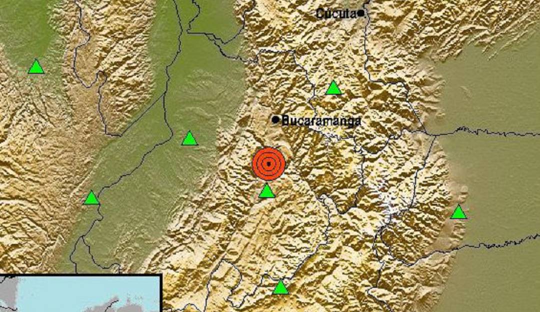 Temblor de 5.0 en Santander