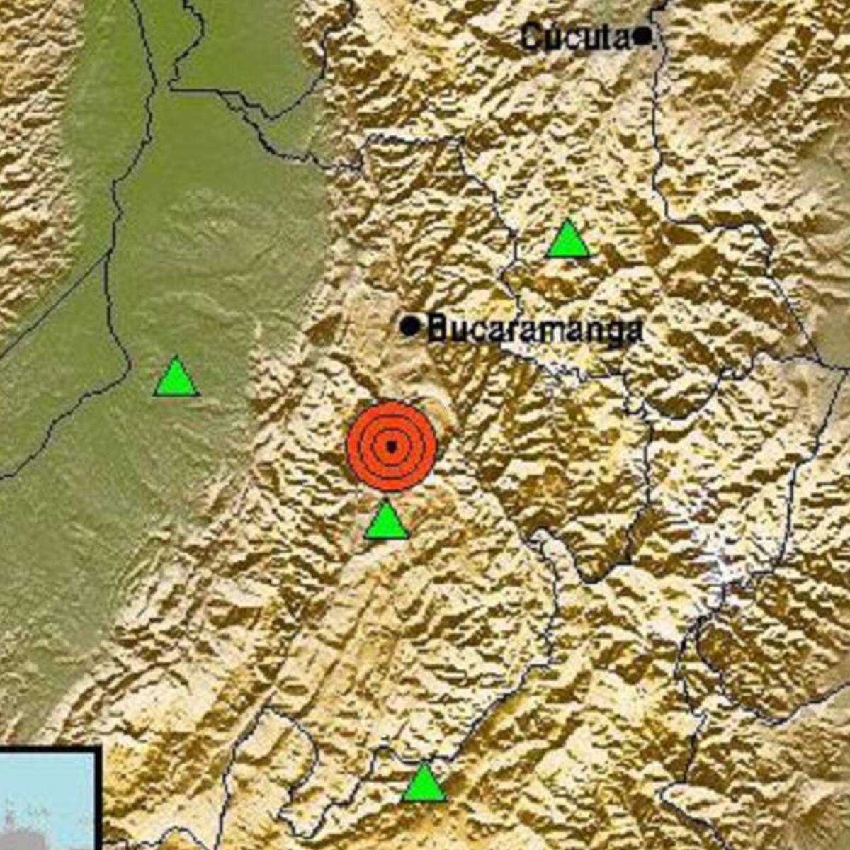 Temblor con magnitud de 5.0 en Santander