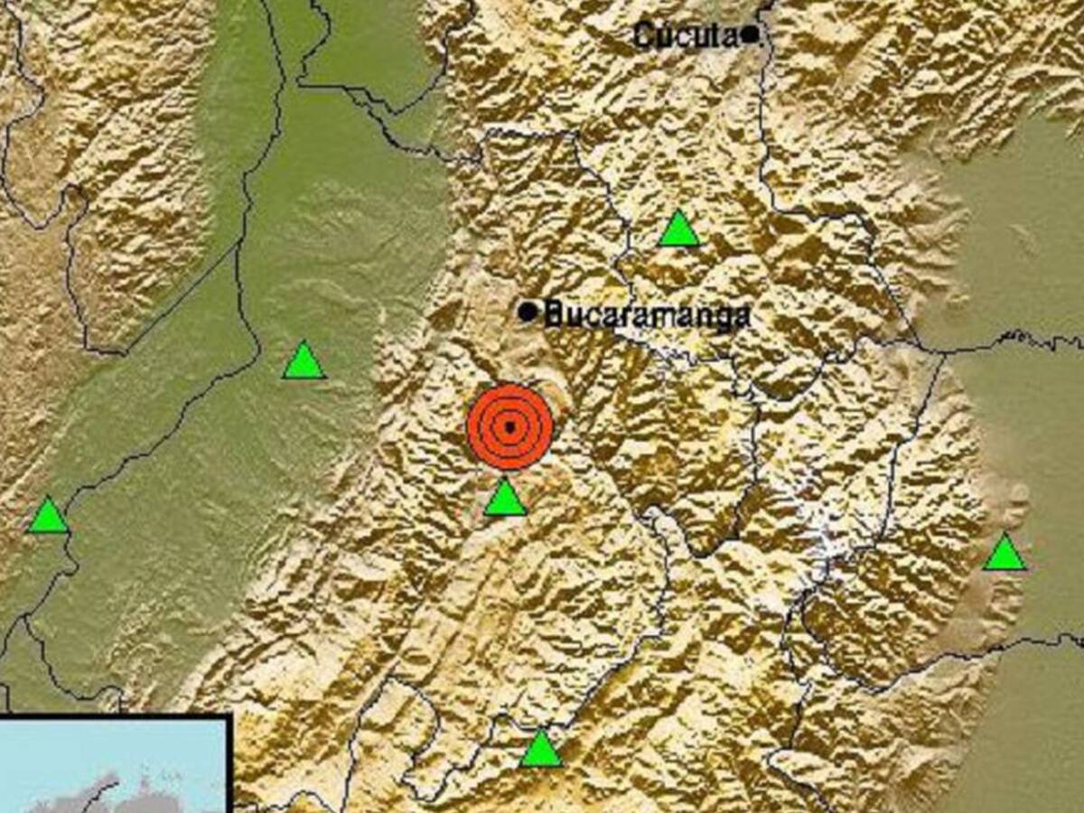 Temblor con magnitud de 5.0 en Santander
