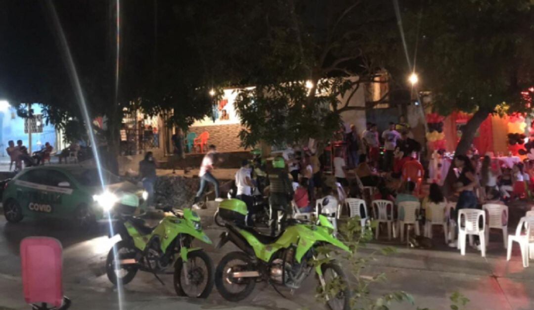 Fiesta intervenida por la Policía