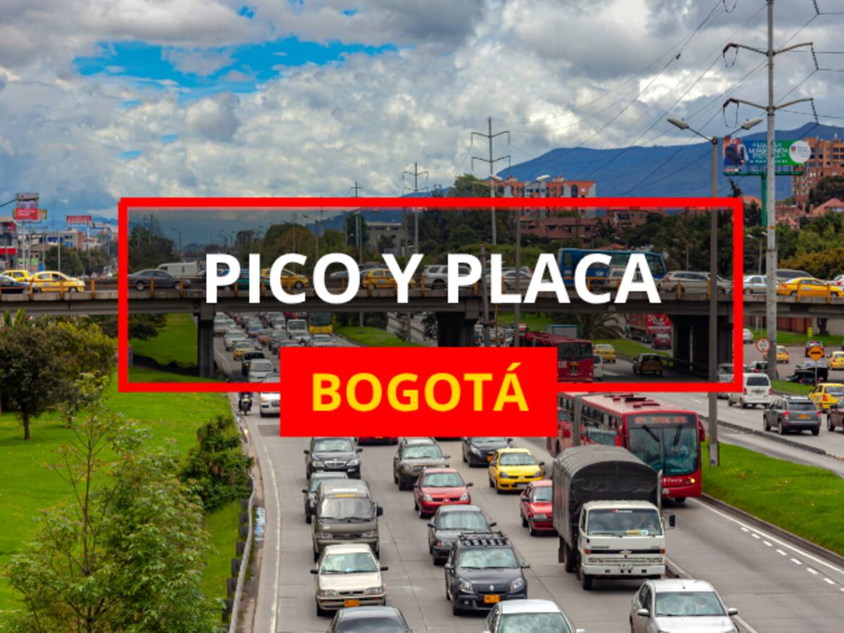 ¡Ojo! Así funcionará el pico y placa en Bogotá: Semana del 24 al 28 de noviembre de 2025
