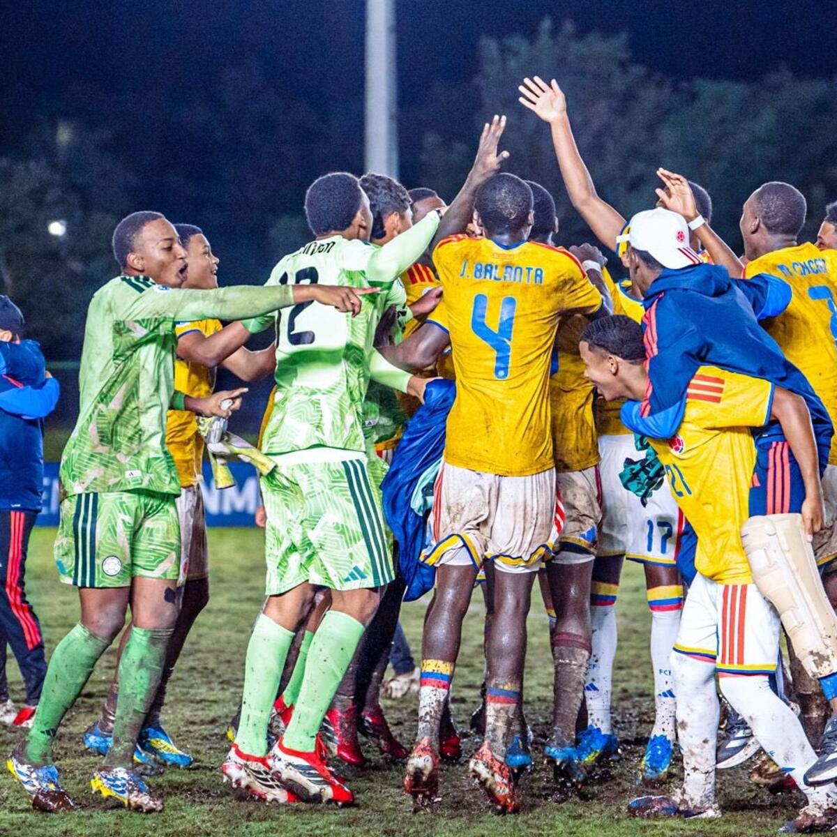 Colombia goleó a Brasil y disputará el título del Sudamericano Sub-17: Final contra Argentina