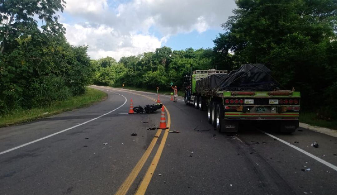 El siniestro ocurrió en la vía Sincelejo – Calamar, entre los municipios de San Jacinto y San Juan Nepomuceno