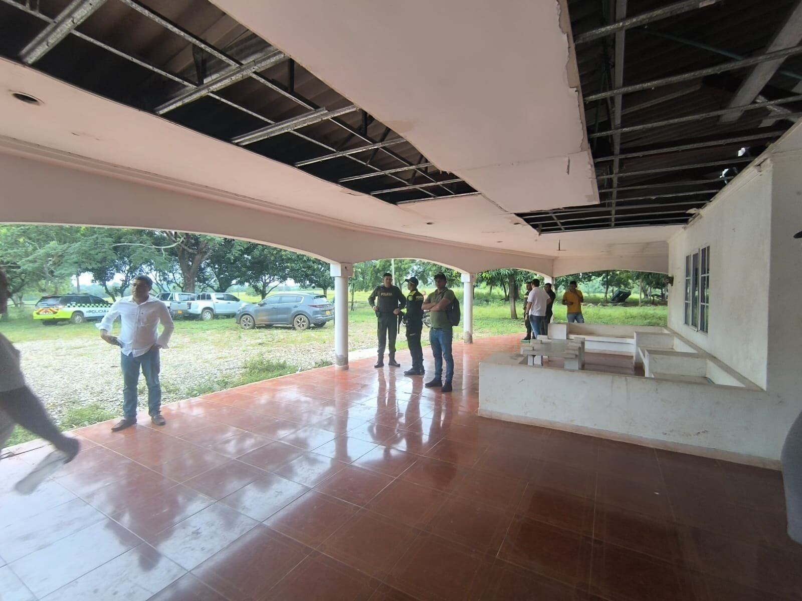 Procedimiento de la SAE en una finca de Musa Besaile.