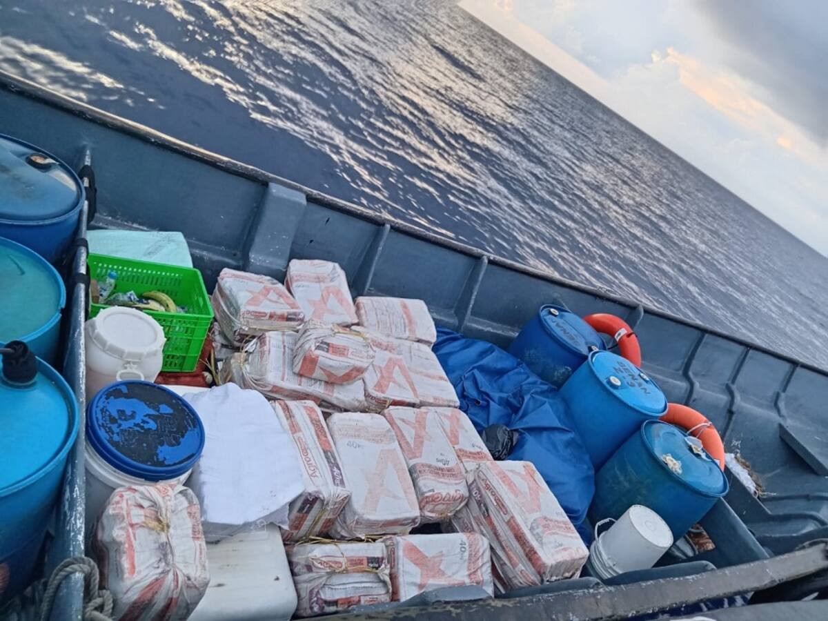 Armada incautó cerca de 400 kilos de cocaína en zona insular de Cartagena