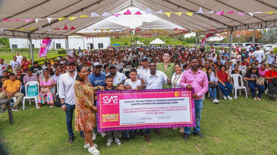 548 hectáreas entrega la SAE en el Urabá Antioqueño. Foto: Cortesía: SAE
