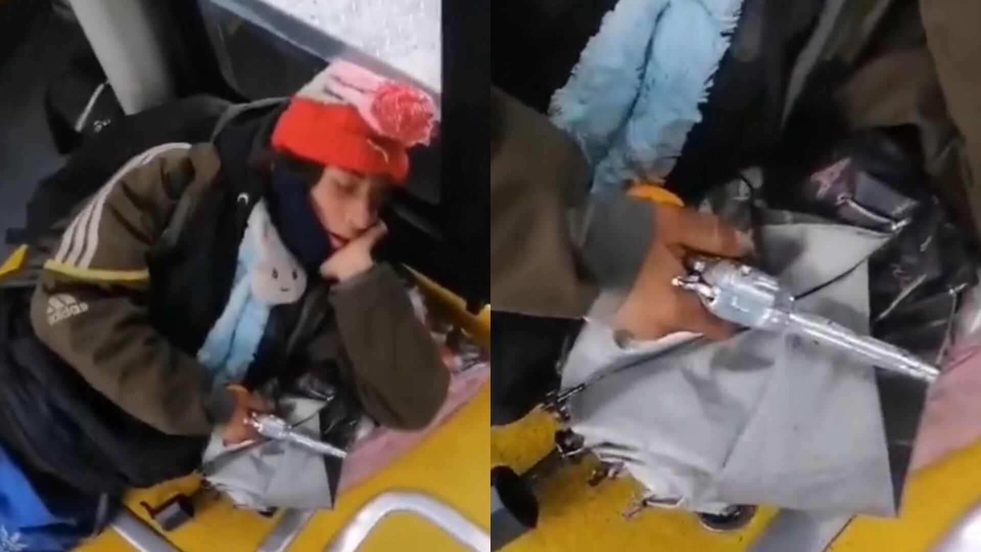 Ciudadano se duerme con arma de juguete en las manos - X