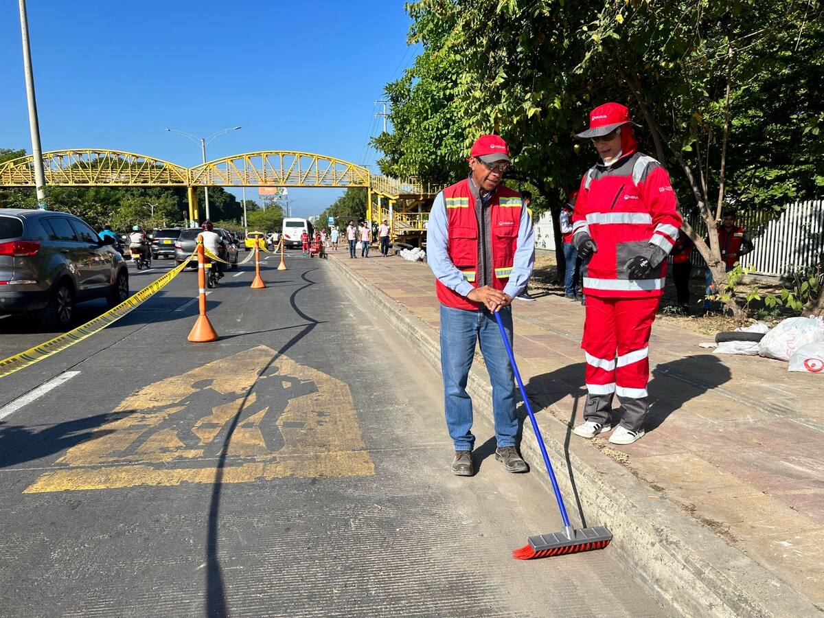 Jornada integral de aseo en Cartagena permitió recuperación de 17 puntos