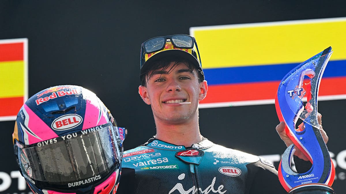David Alonso logró podio en el GP de Aragón: así quedó en la tabla general de Moto2