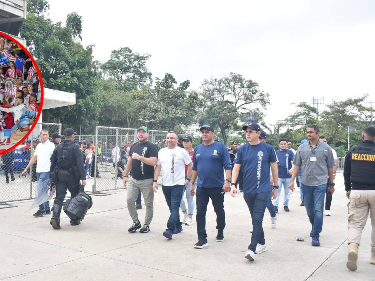 Prohíben bengalas y refuerzan seguridad para el Junior vs. Santa Fe por la Superliga