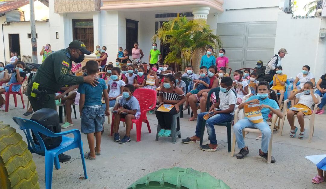 Las actividades son lideradas por parte de los gestores de prevención y educación ciudadana e infancia y adolescencia.