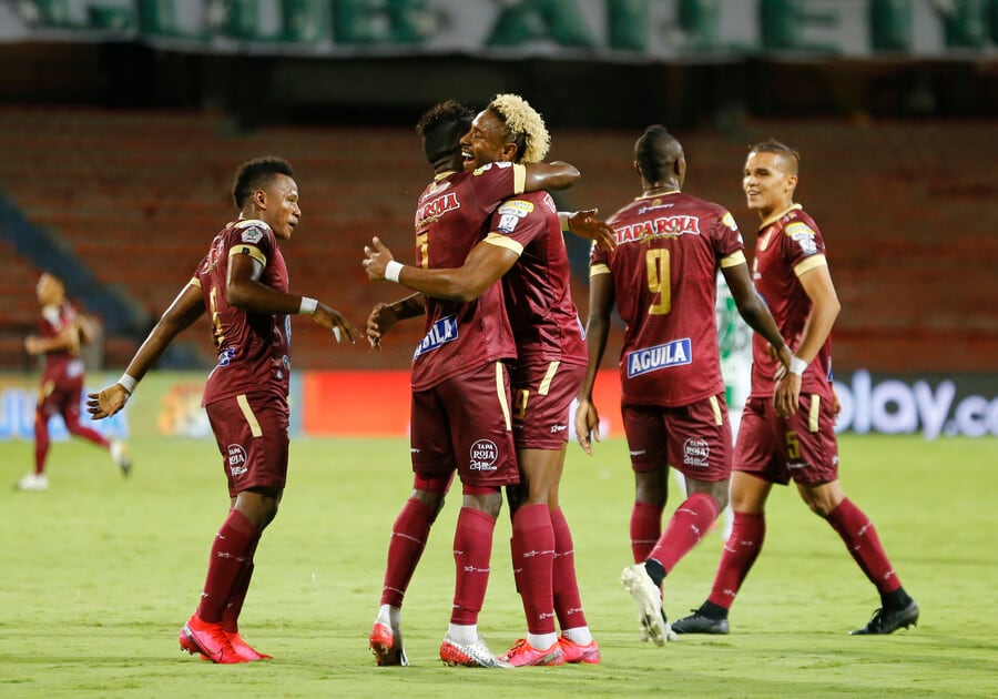 Atlético Nacional y Deportes Tolima en el estadio Atanasio Giradot. (Cortesía: Dimayor)