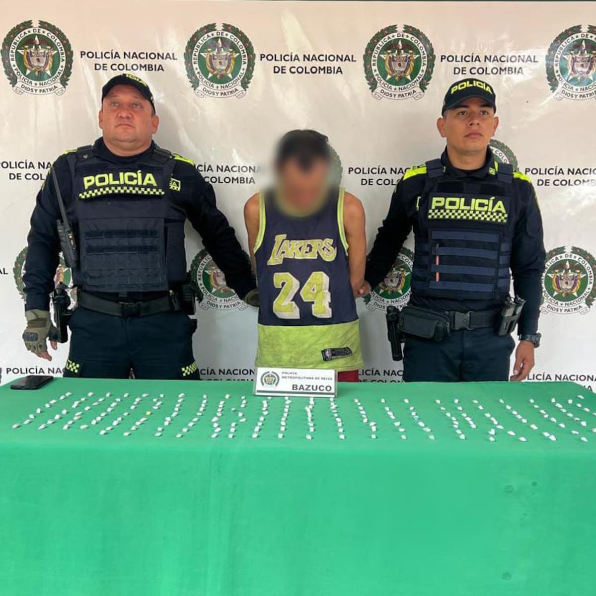 Policía Nacional captura a "Popeye" con Estupefacientes en su Poder Neiva