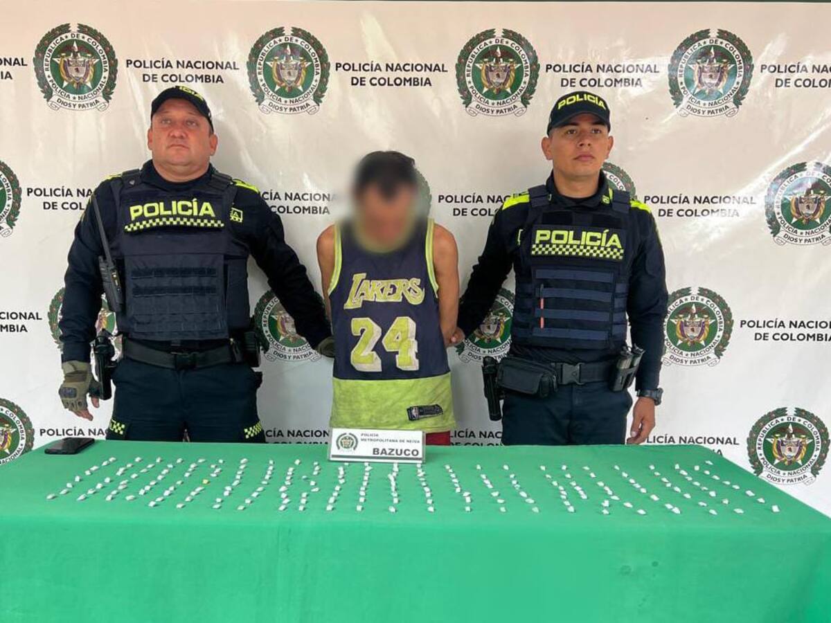 Policía Nacional captura a "Popeye" con Estupefacientes en su Poder Neiva