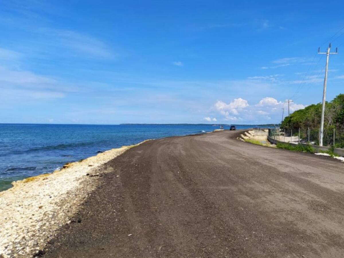 Pedraplén de Playetas está en buen estado: Consorcio Vial Isla Barú