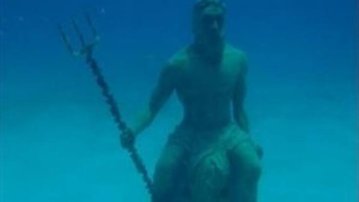 En San Andrés está la primera galería submarina con esculturas bajo el agua