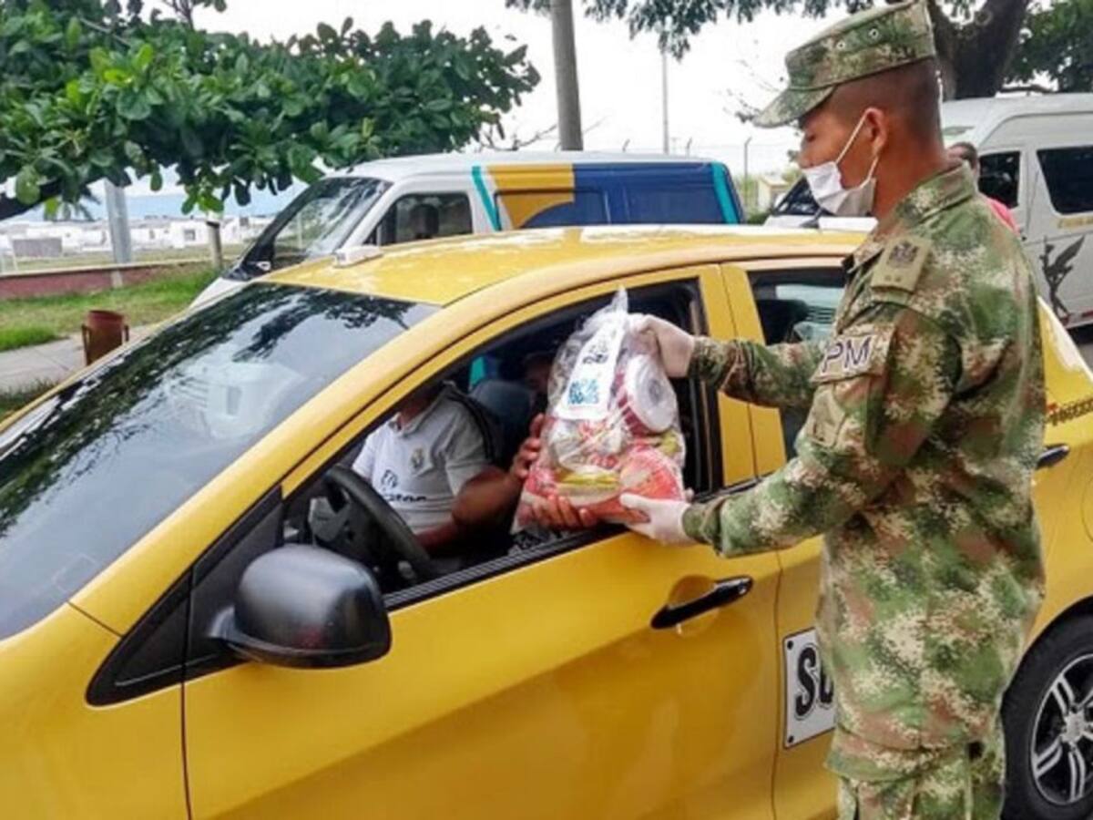 En Armenia, 2.153 taxistas recibieron ayudas humanitarias
