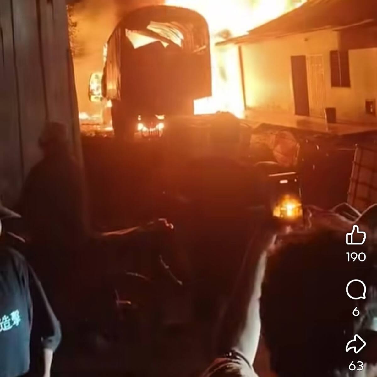 Incendio en Tiquisio- Bolívar dejó heridos y varias casas destruidas