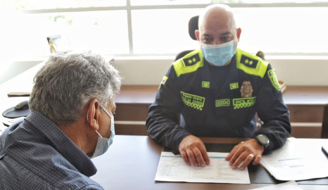 El secretario del Interior y el comandante de la Policía Metropolitana se reunieron con el fin de diseñar acciones que permitan frenar la delincuencia