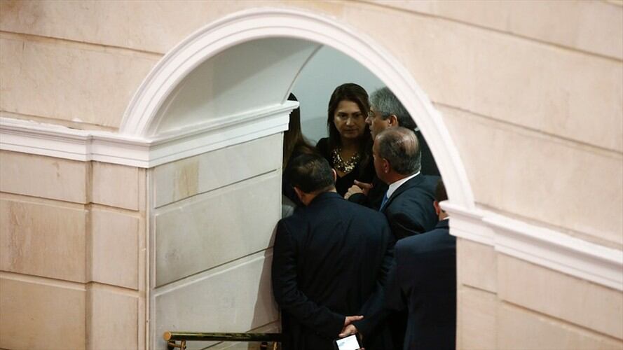 Plenaria del Senado de la República sobre el caso del magistrado Jorge Pretelt. Foto: Colprensa