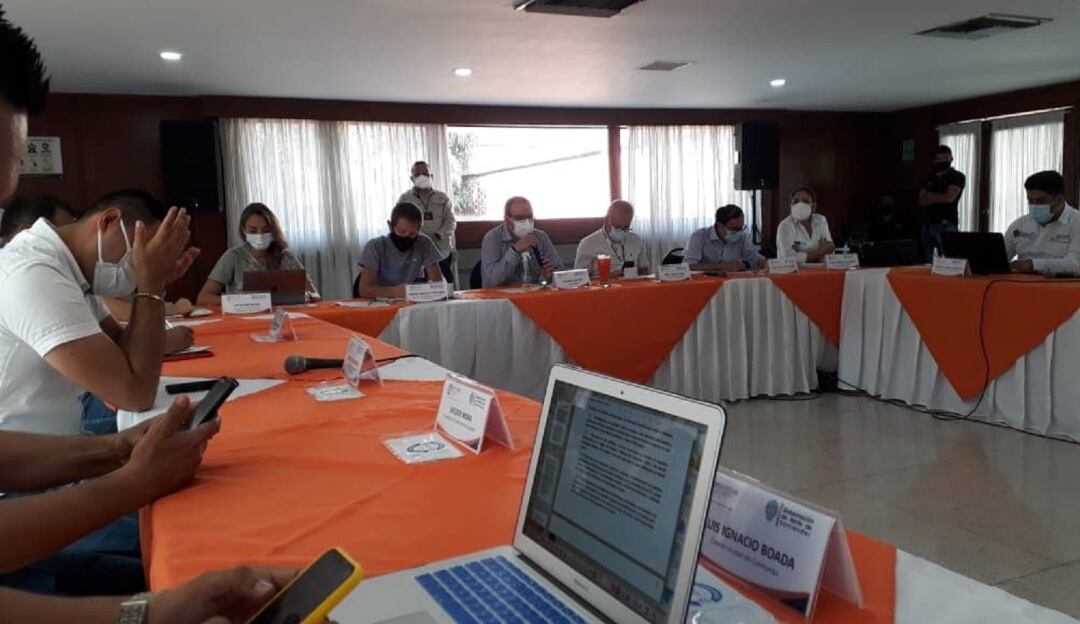 Consejero territorial revisa protesta en Catatumbo