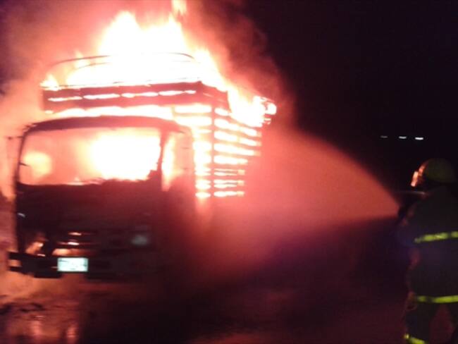 La guerrilla ha quemado en Antioquia 40 camiones: ATC