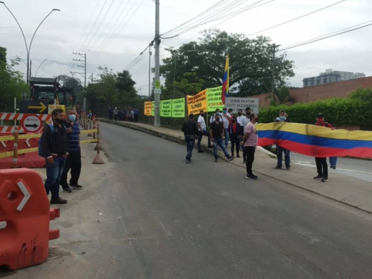 VIDEO: Avanza la jornada de paro en Bucaramanga y su área