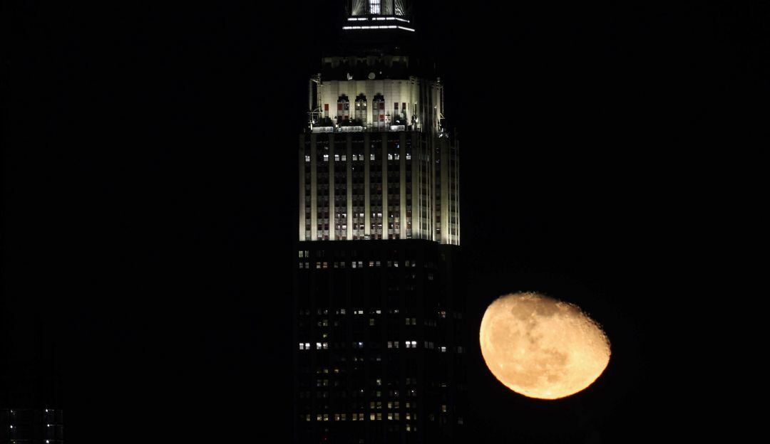 Imagen de la Luna desde Nueva York 