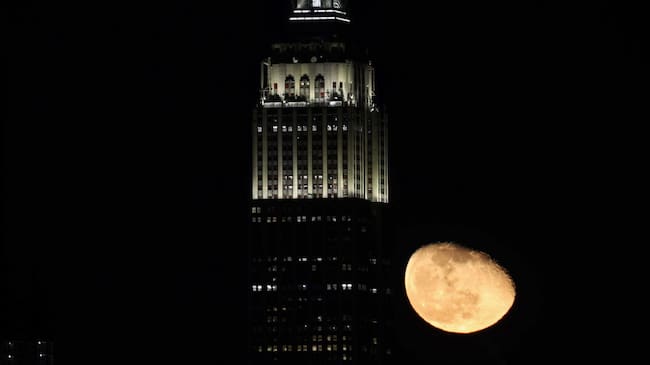 Imagen de la Luna desde Nueva York