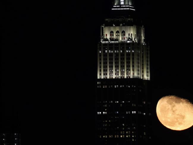 Imagen de la Luna desde Nueva York 