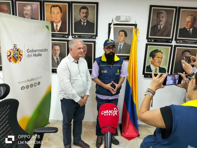 Obras y maquinaria amarilla, llegaran al Huila. Foto: Caracol Neiva.