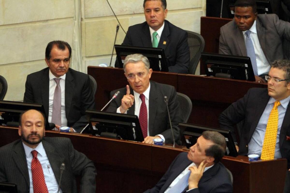 El senador del Polo Democrático Iván Cepeda fue el citante del debate en el Congreso donde pretende demostrar los nexos de Álvaro Uribe con ilegales.