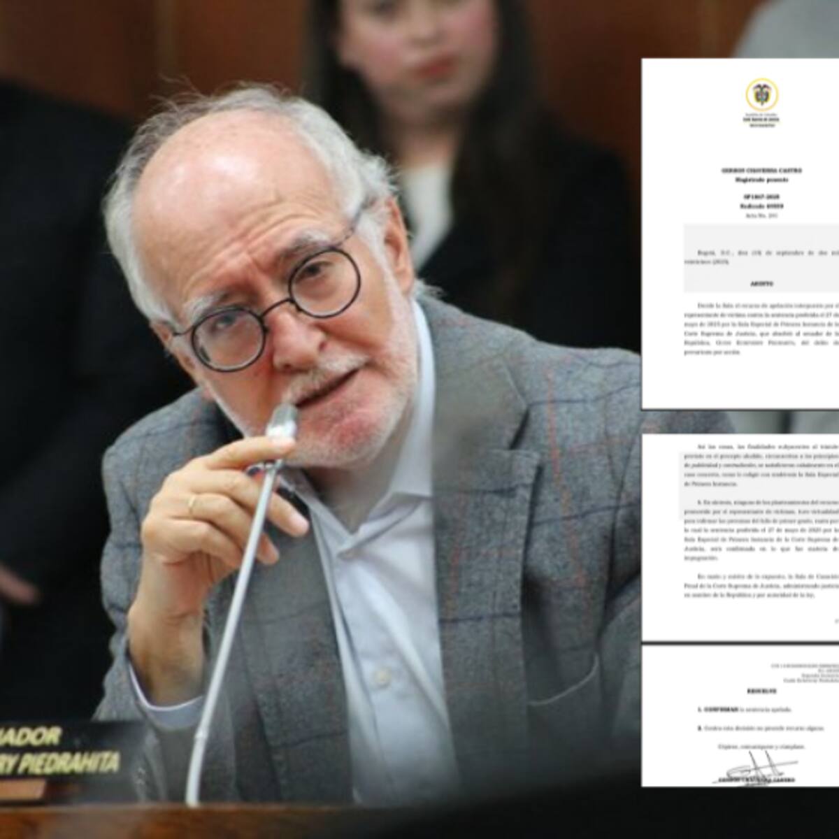 Corte Suprema de justicia confirma absolución del senador caldense Guido Echeverry