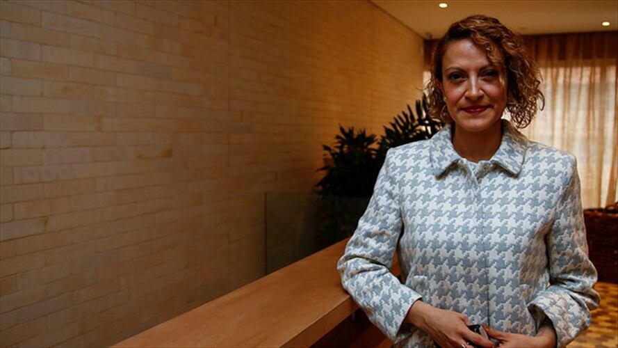 Periodista, Jineth Bedoya. Foto: Colprensa.