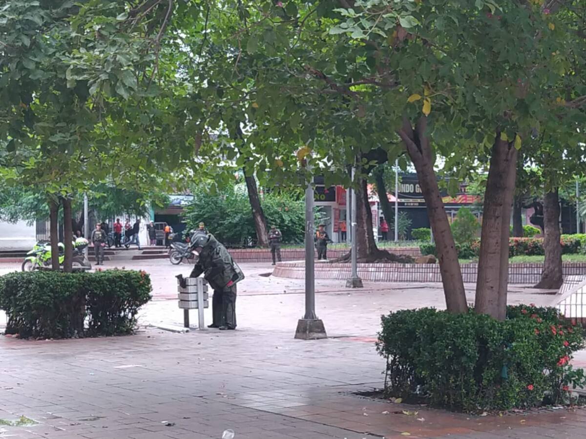 Encuentran artefacto explosivo en pleno centro de Neiva.