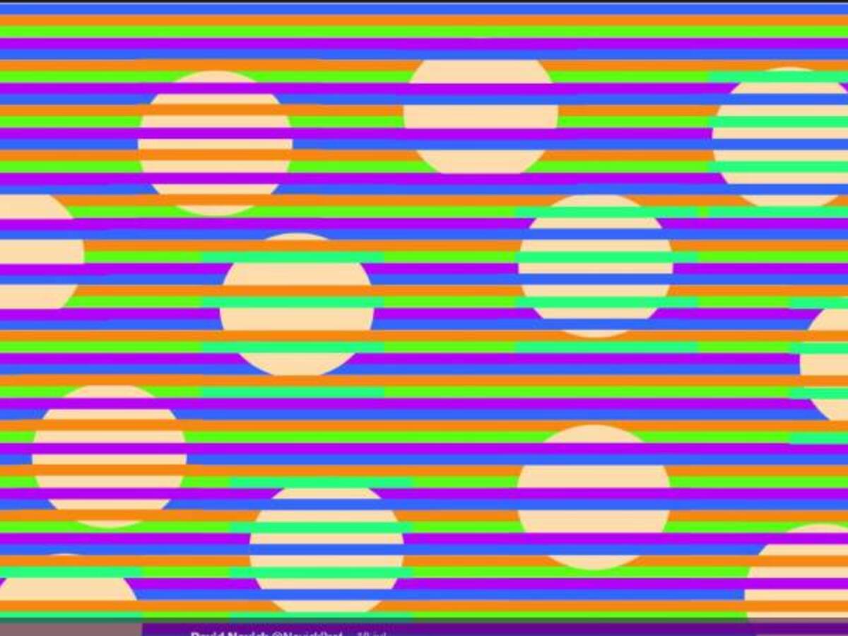 Nuevo reto viral: ¿De qué color ve los círculos?