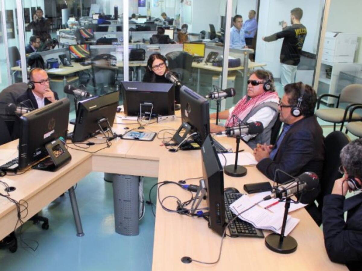Jefes de las Farc debaten en Hora 20