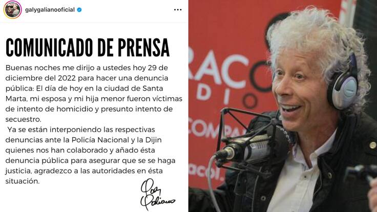 Teniente coronel Jorge Bernal - Denuncia Galy Galiano