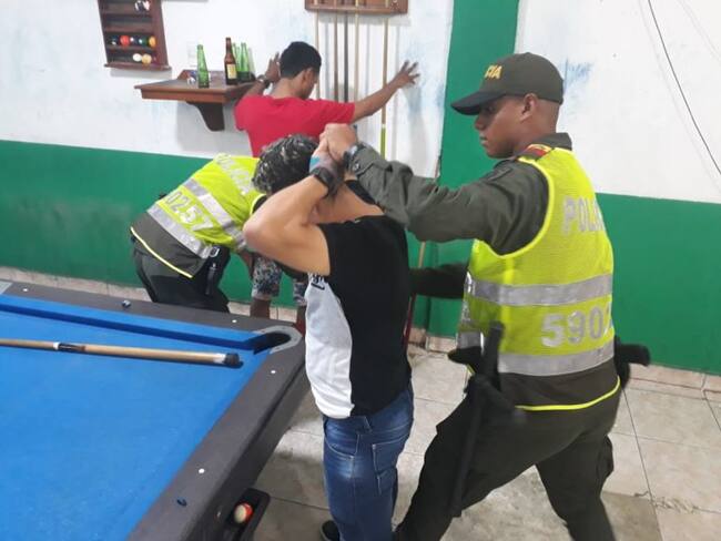 Policía sella dos billares en el sur de Cartagena