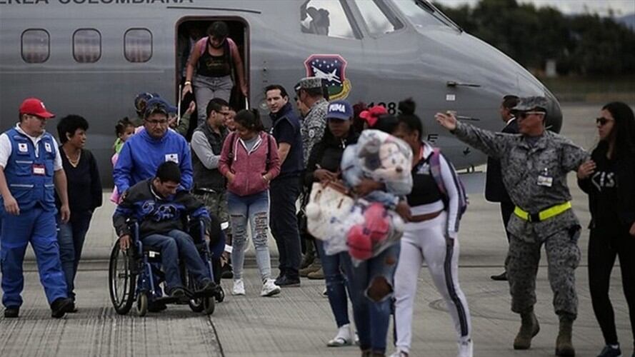 Colombia recibió a más de 100 colombianos afectados por huracán María. Foto: Colprensa