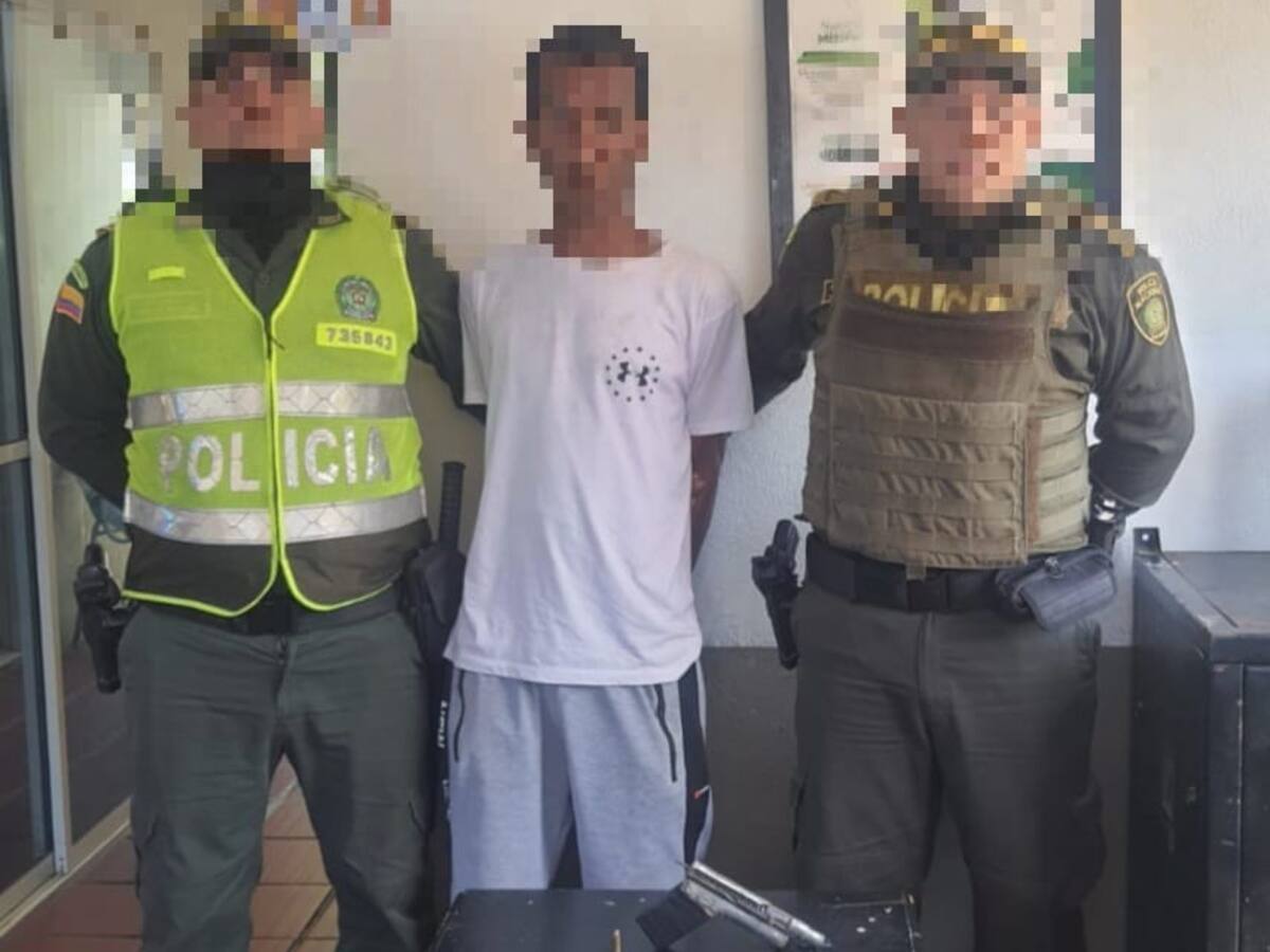 Capturado presunto delincuente con un arma de fuego artesanal en Cartagena